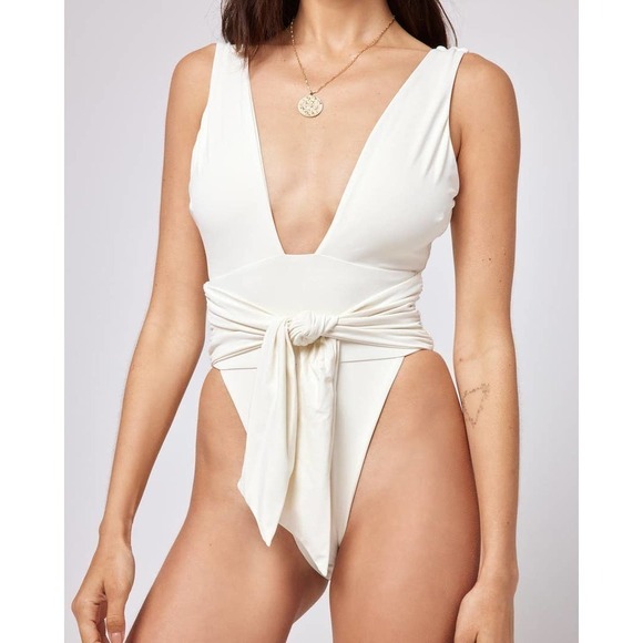 L* Space Hanna Montazami Penelope One Piece Swimsuit Women's Size L NWT - Picture 2 of 12